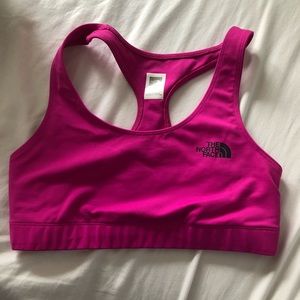 North Face Hot Pink Sports Bra Medium